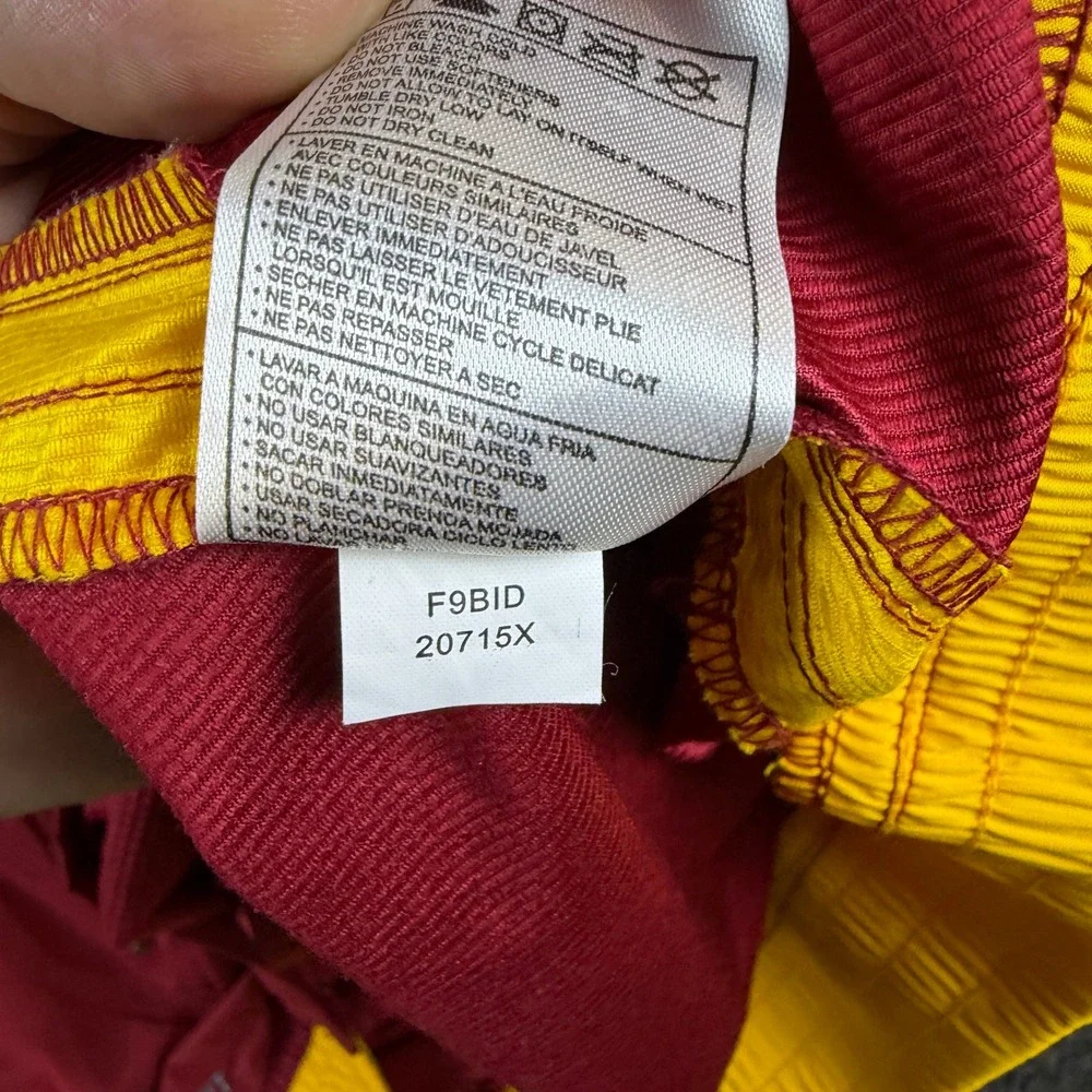 Iowa State Nike Windbreaker Mens 3XL FIT Storm Red NCAA Football EUC